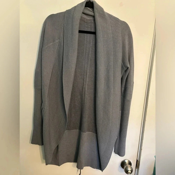 Lululemon Transformational Wrap size 6 heathered‎ blurred grey/coal NWOT - Picture 1 of 6